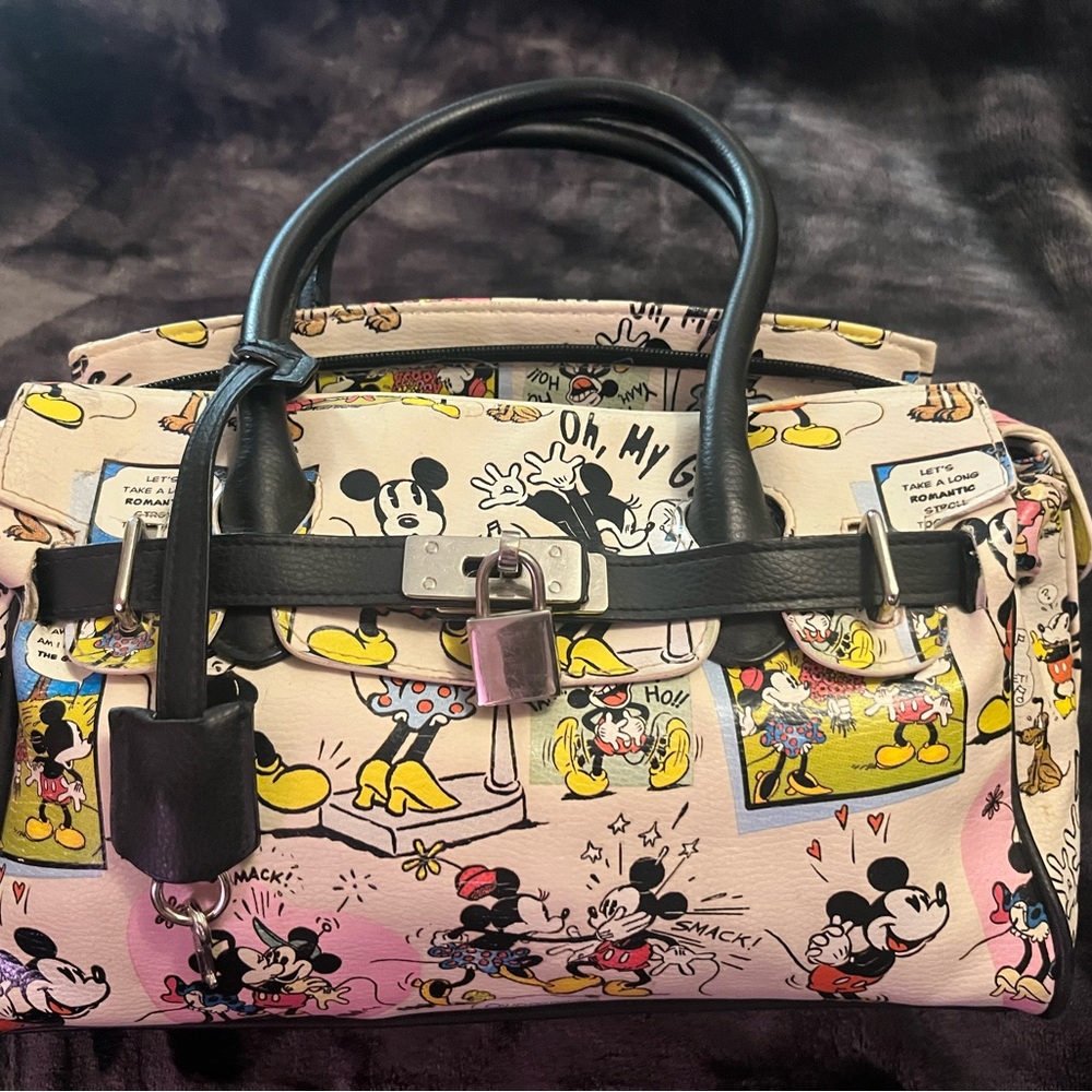 Disney Mickey Mouse Comic Print Handbag